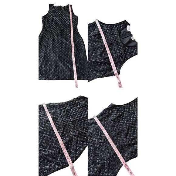 Vintage 1980’s Laurence Kazar Silk Beaded Cocktail Mini Dress - Picture 9 of 9